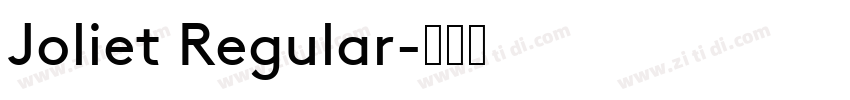 Joliet Regular字体转换